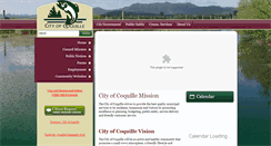 Desktop Screenshot of cityofcoquille.org