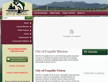 Tablet Screenshot of cityofcoquille.org